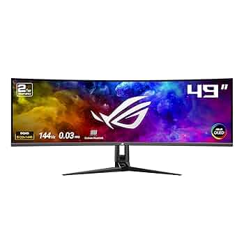 ASUS ROG XG49VQ 49インチ 144Hz DFHD 修理済未使用 ASUS ROG Strix XG49VQ 49