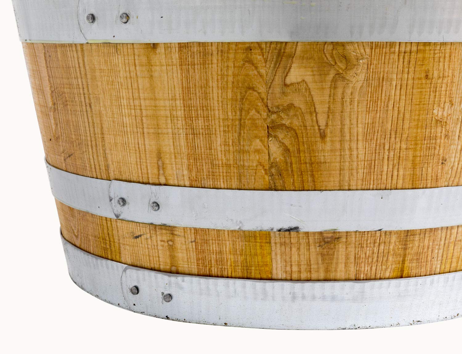 Temesso Depósito para Agua de Lluvia con Tapa, Barril de Madera ...