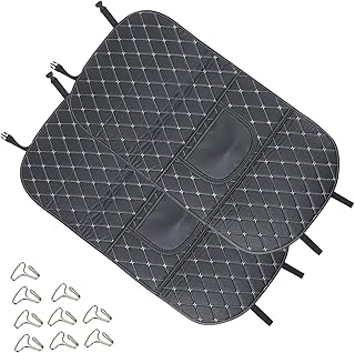 FAVOMOTO 2 Peças De Assento De Chute De Carros Para Crianças Protetor De Assento Traseiro Organizador Traseiro De Assento De Carro Almofada Anti-Chute Organizador De Assento De Couro