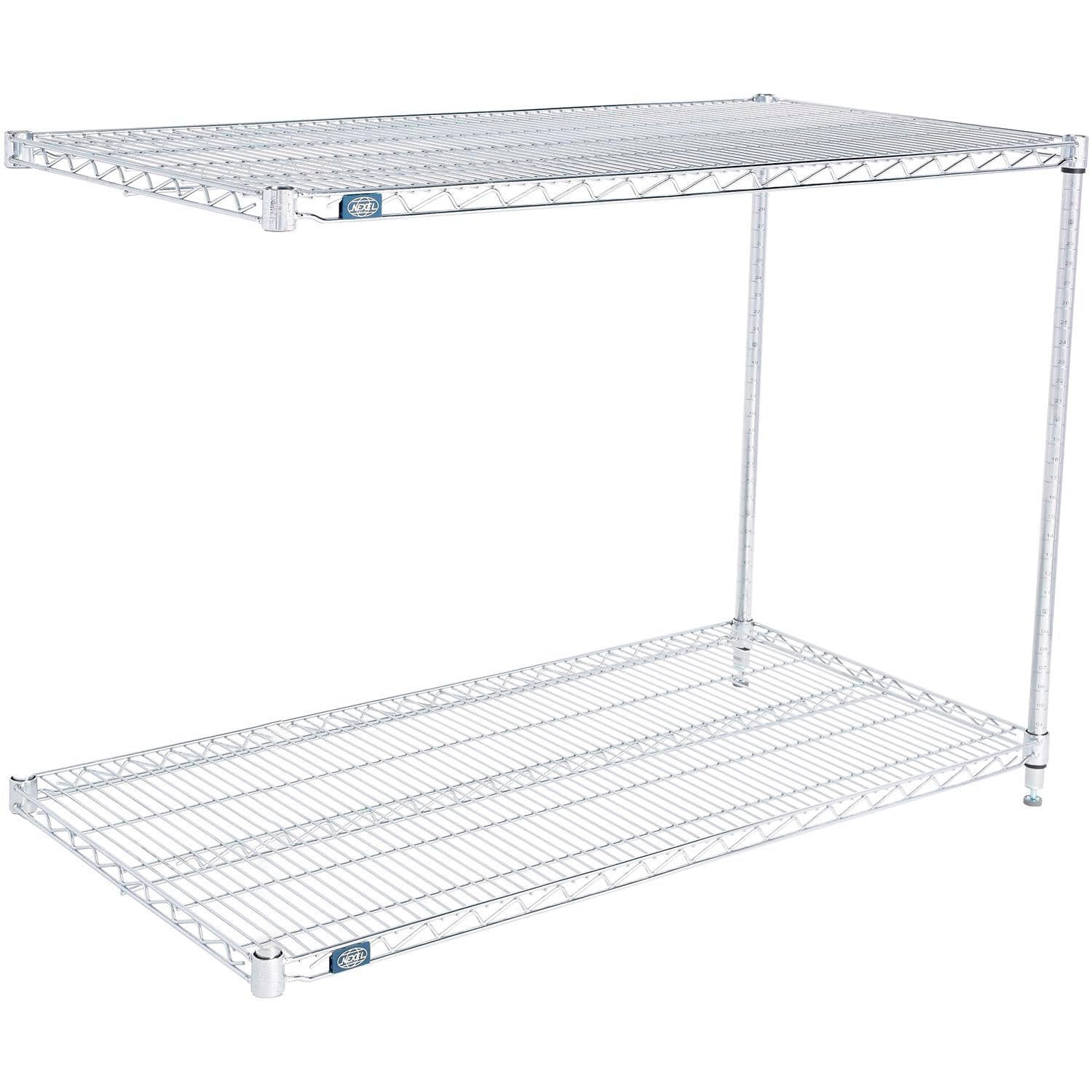 2 Shelf by Global Industrial – Alloy Steel, Silver, Model A24363C2