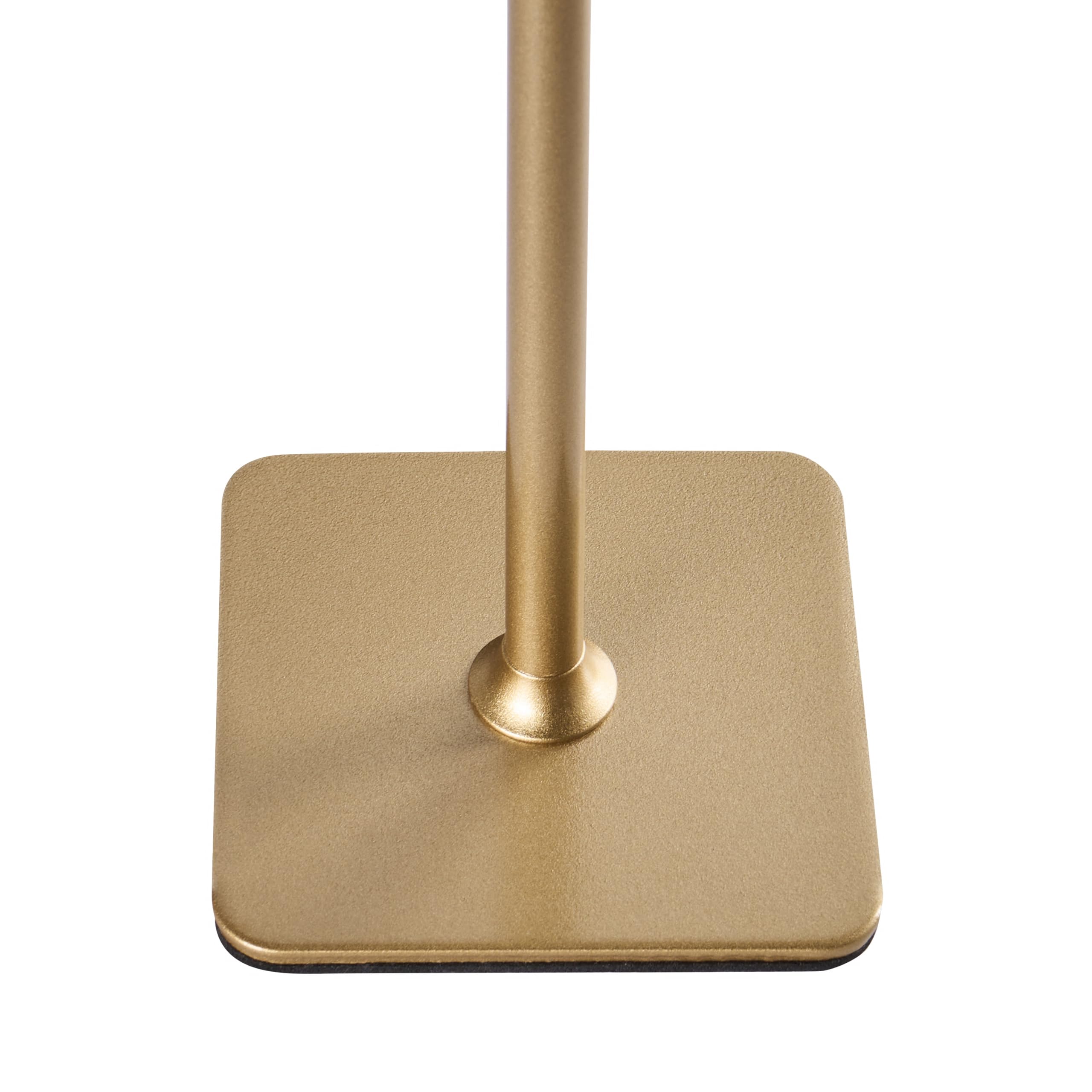 Beliani LED Tischlampe kabellos mit USB-C aufladbar Metall gold 38 cm hoch modern Outdoor & Indoor Abaro