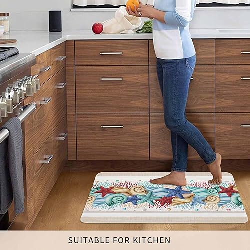 Vista 447 de Tapete de Feliz Navidad, tapete antideslizante para puerta delantera, baño, cocina, dormitorio, patio, entrada, 16 x 24 pulgadas, rojo, negro y verde