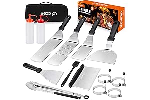 14 pcs Stainless Steel Griddle Accessories Kit