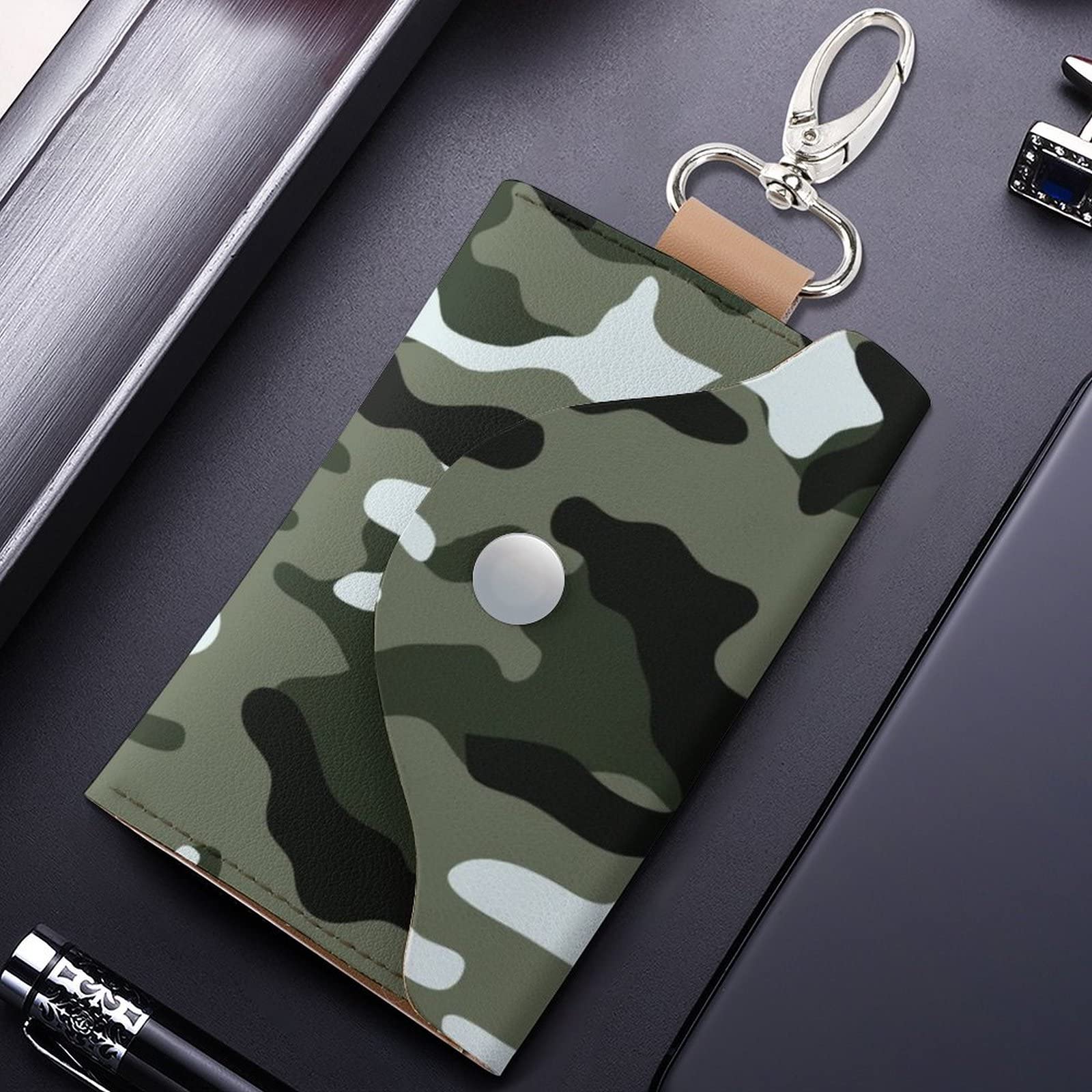 EXB4SS 迷彩柄 キーケース Amazon.co.jp: キーケース 迷彩柄 カモフラージュ キーホルダー 6連