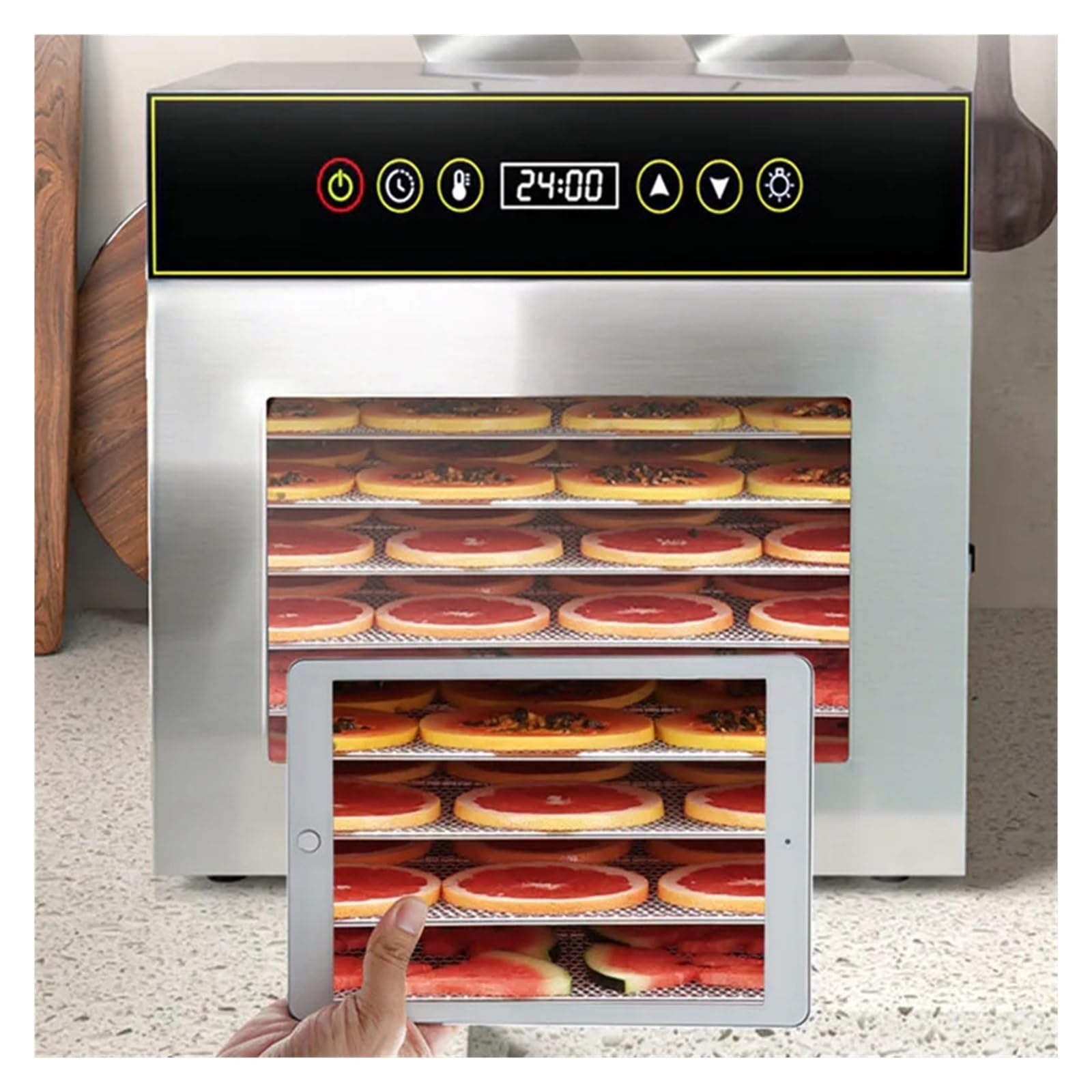 Disidratatore For Alimenti A 8 Vassoi