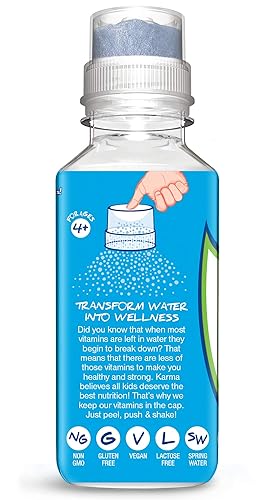 Miniatura 4 de Karma Wellness Water Aromatización saludable para niños con vitaminas esenciales bajas en calorías sin alérgenos Berry Blast 144 onzas líquidas