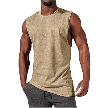 ★2023SS新作★glowny★G CLASSIC SLEEVELESS Linjinx Men's Glitter Sequin Tank Top Low Crew Neck
