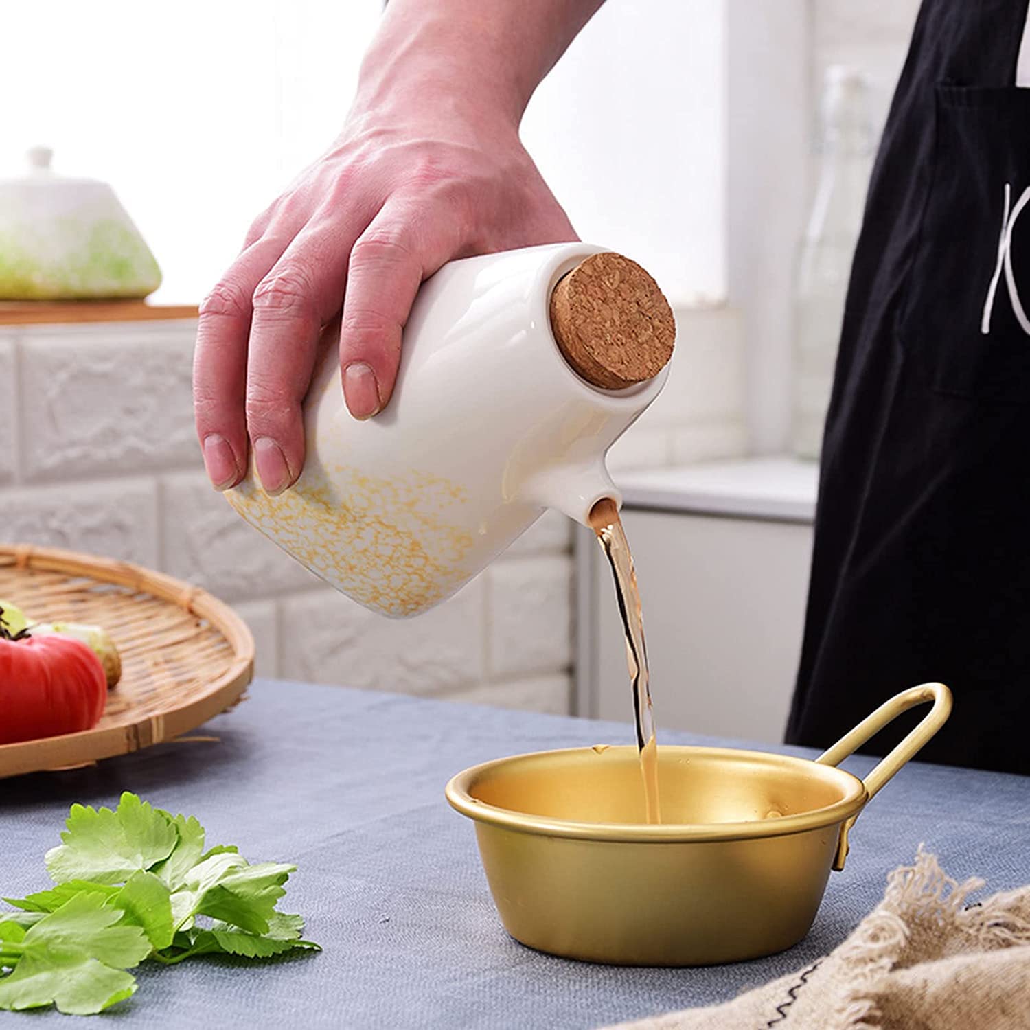 Azucarero de cerámica, jarra for crema, azucarero de cerámica colorido con tapa, azucarero de porcelana con cuchara, salero pequeño, tarro de almacenamiento, for cafetería, restaurante, cocina, jarra