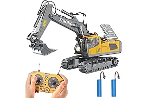 PREPOP Remote Control Excavator Toy for 6-12 yr Boys: Perfect Gift for Young Construction Enthusiasts