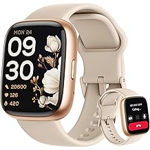 ساعة LODIMEKE الذكية ، Alexa مدمجة ، إجابات / إجراء مكالمات 44mm Smartwatch Women Men ، 1.83 "Watch Watch IP68 Waterproof ، Heart Rate SpO2 Sleep Stress Monitor ، Step Counter Watch for Android & iOS Phone