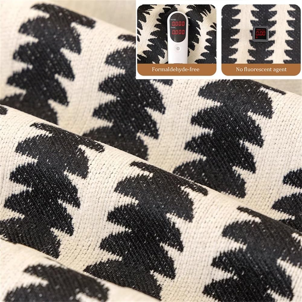 Sofa Covers Chenille Couch Cover Blanket for Dogs Pets, Sofa Slipcovers for Living Room, Washable Sofa Slipcover Loveseat Cover, Washable (Color : Black, Size : 180x130cm/71x51in)