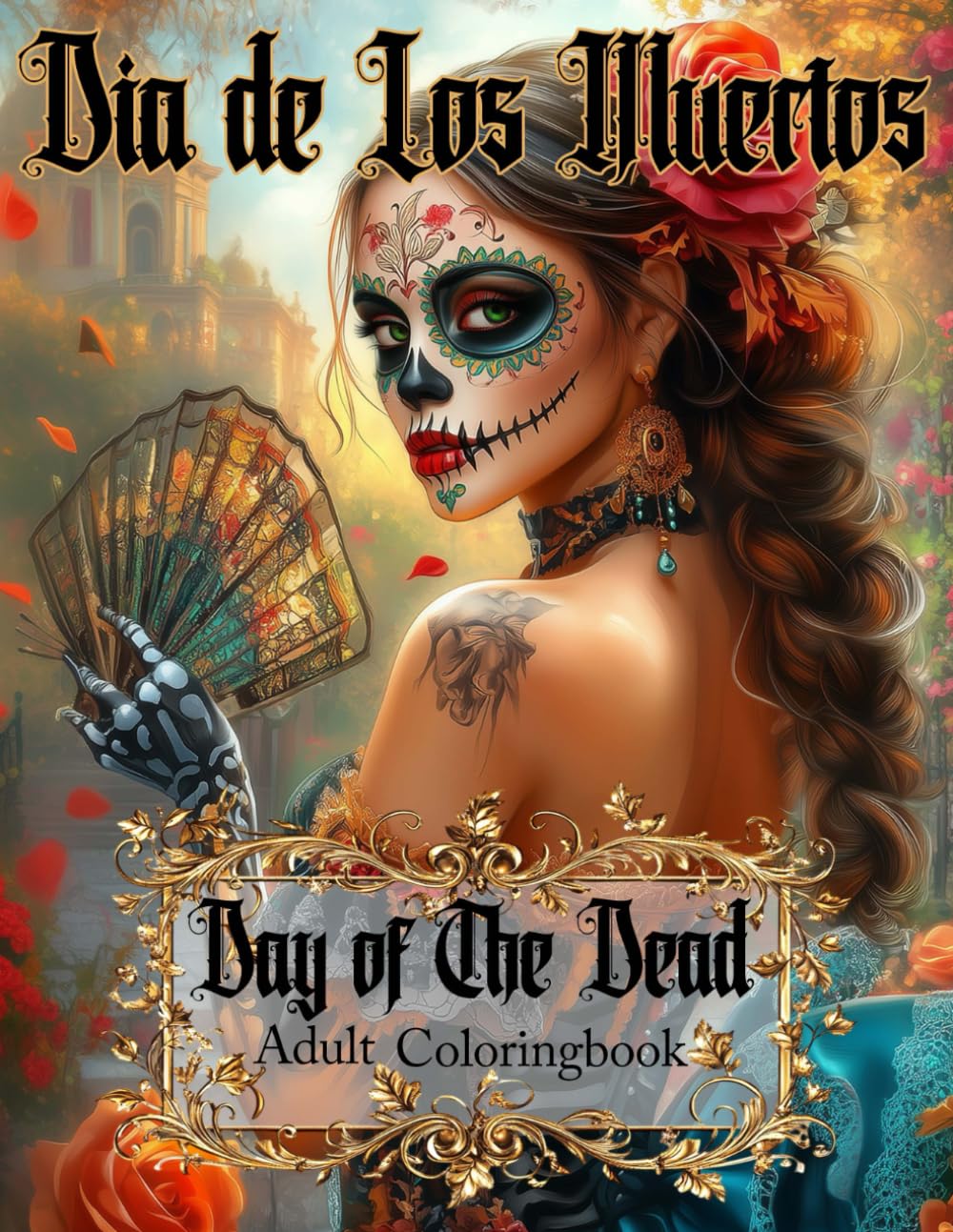 Stress Relief Day of The Dead Coloring Book: Dia De Los Muertos Coloring book