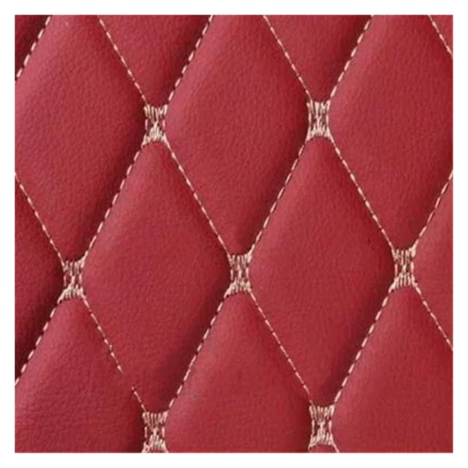 Tappetino Bagagliaio Personalizzato Per Volvo XC60 2018-2023, Alto Bordo, Colore Rosso Vino