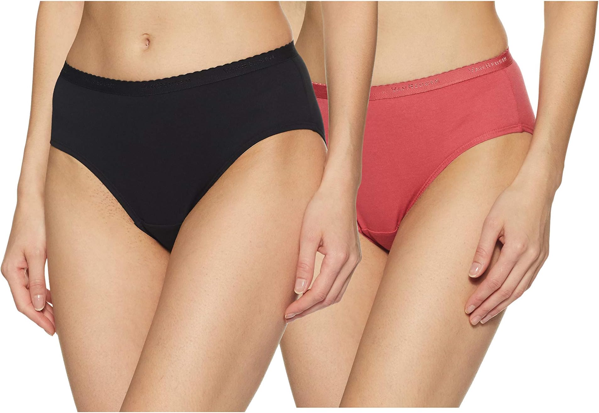 Women's Cotton Solid And Slub Hipster Briefs - Pack Of 2