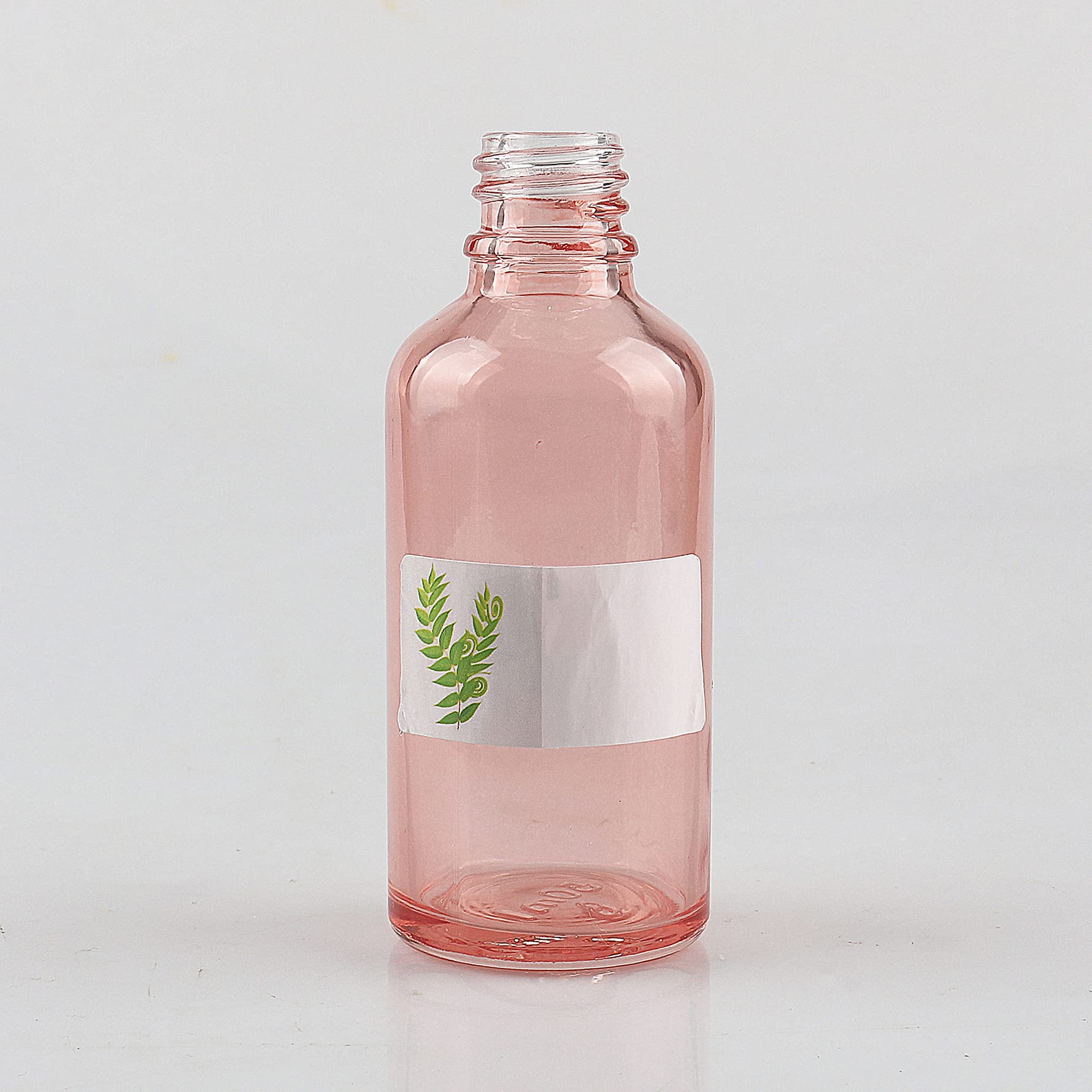 24 Stück 100 ml Leere Rosa glasflasche Tropfflasche Pipettenflaschen mit Glaspipette, 100ml Glasflasche mit Tropfpipette mit Gold Schraubverschluss für ätherische Öle, Parfüm Öle