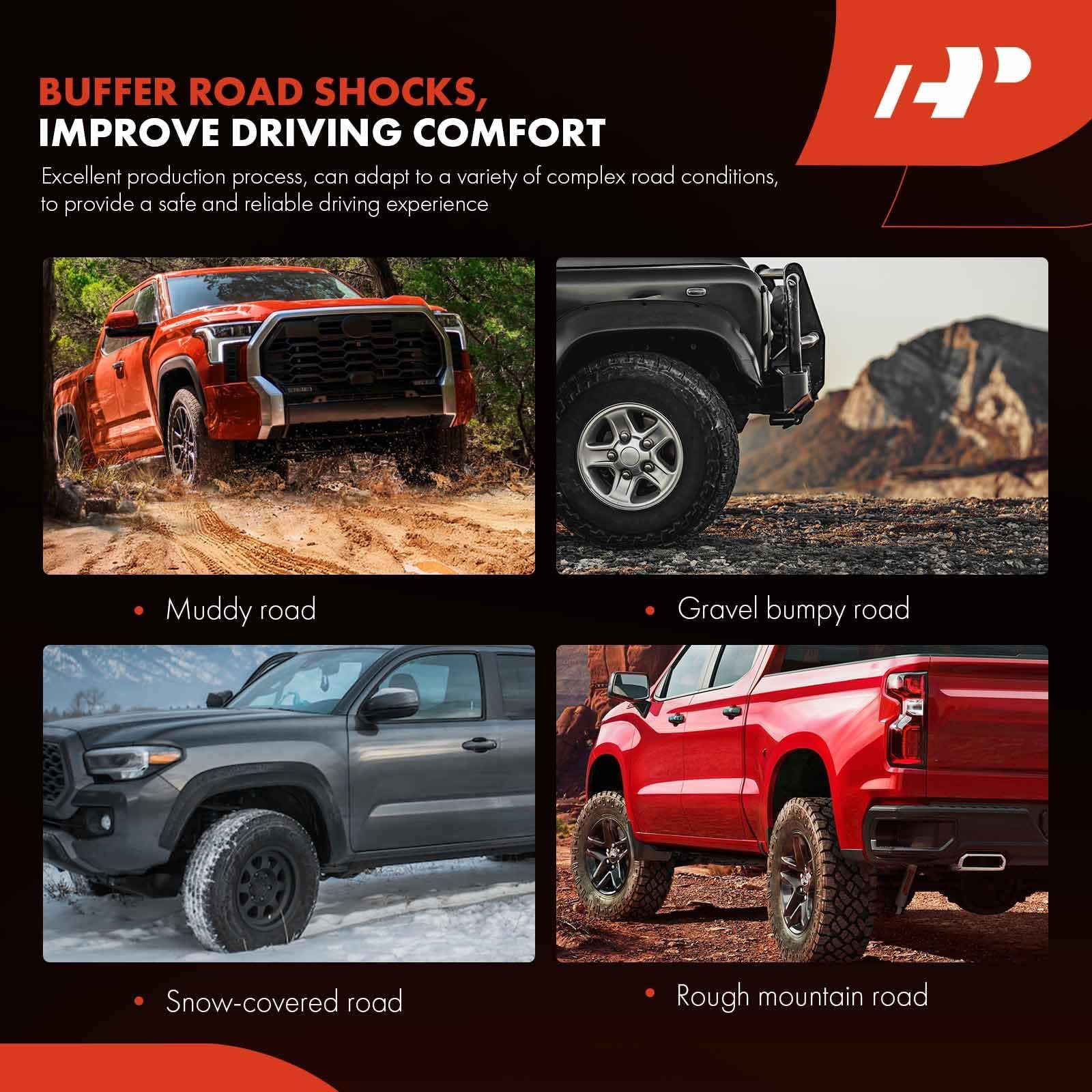 A-Premium 8Pcs Front Suspension Kit, Inner & Outer Tie Rod End Lower Ball Joint Sway Bar Link, Compatible with Toyota Sienna 2004-2010