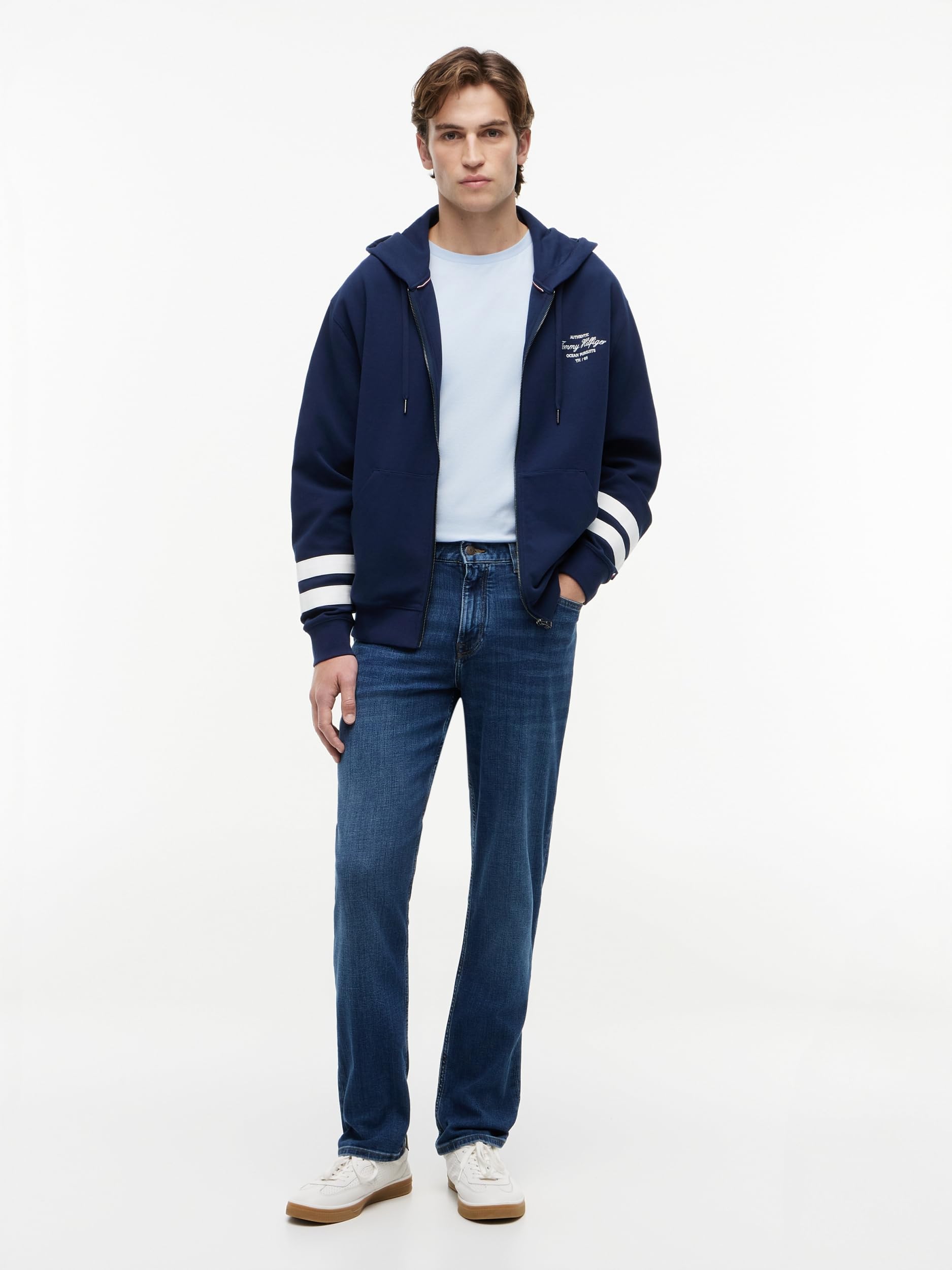 Tommy Hilfiger Core Denton Ciemnoniebieski Mw0mw39034 - Prosty Mężczyźni