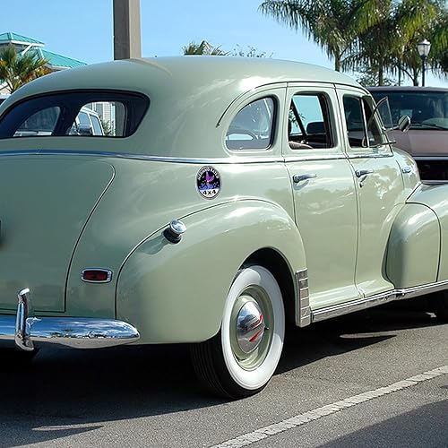 Miniatura 83 de 2 PCS Freedom Badge Rated Car Emblem, 4 x 4 Metal Automotive Badge, 3D Round Metal Car Badges Emblems, Car Badge Decals Stickers Compatible with