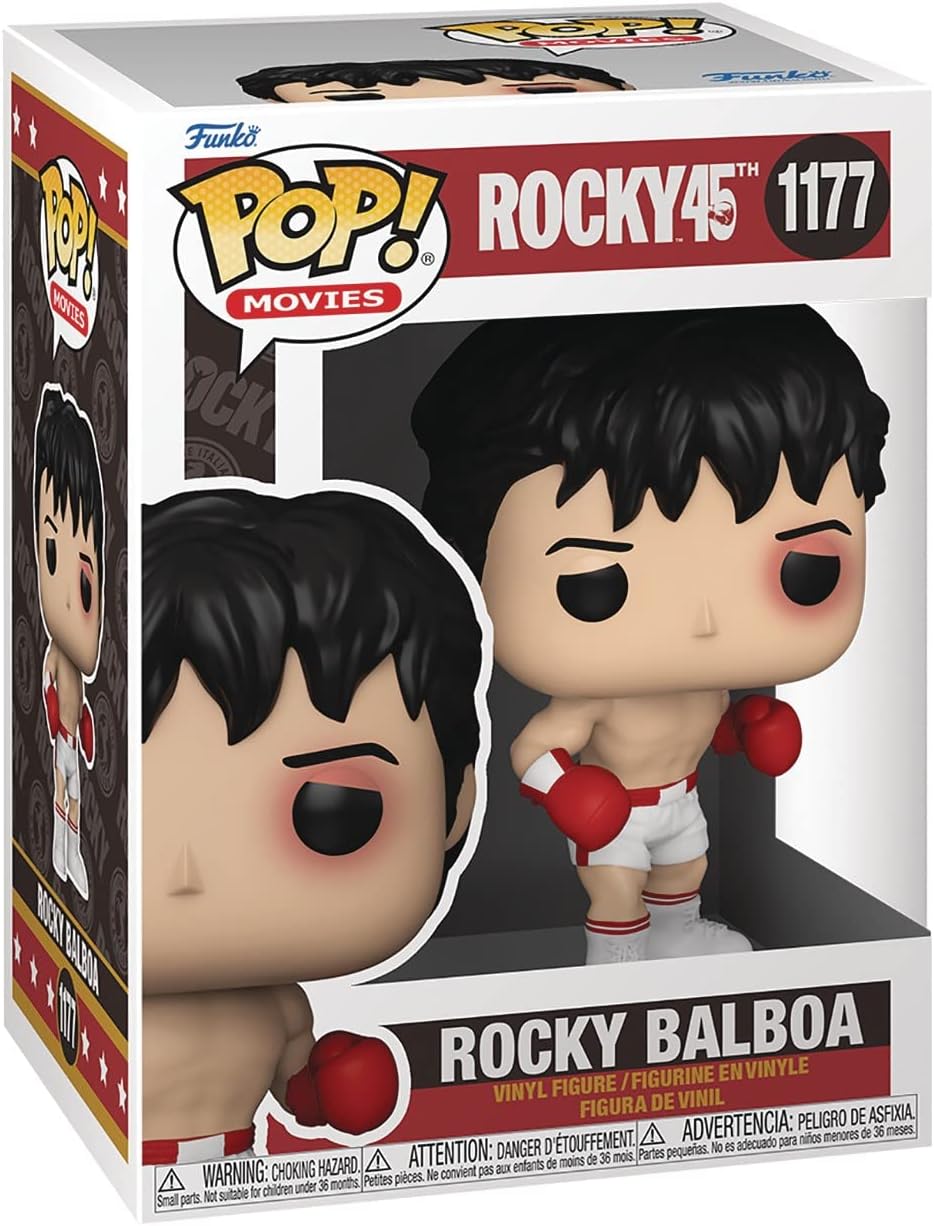 Funko Rocky 45th Anniversary - Rocky Balboa Pop! Vinyl Figure (Bundled with Compatible Pop Box Protector Case)