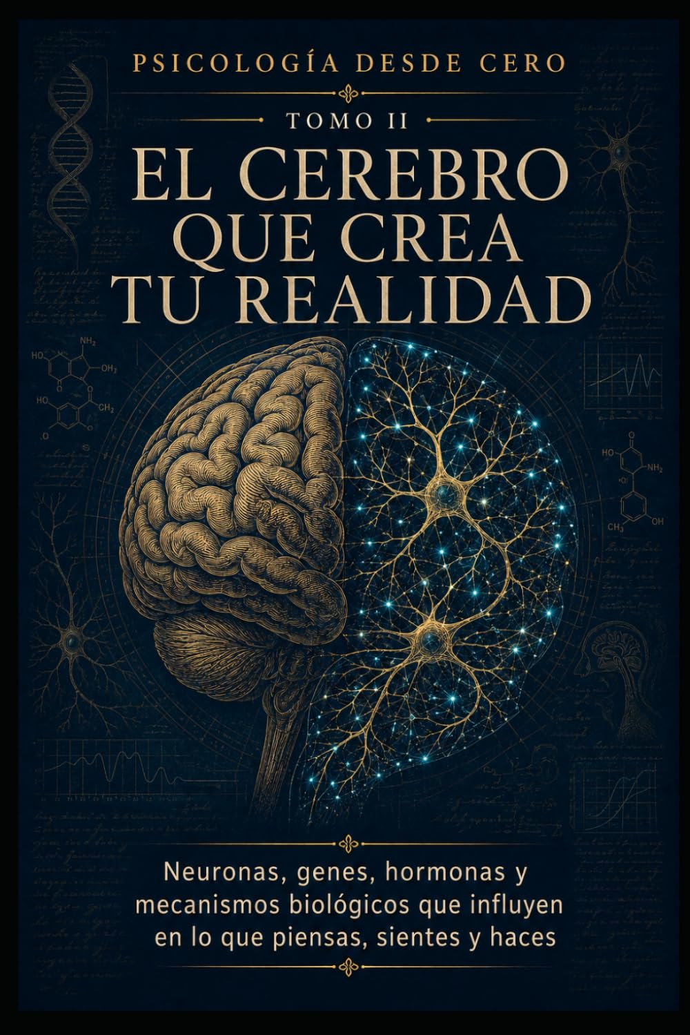 PSICOLOGÍA DESDE CERO TOMO II: EL CEREBRO QUE CREA TU REALIDAD: Neuronas, genes, hormonas y mecanismos biológicos que influyen en lo que piensas, sientes y haces: 2