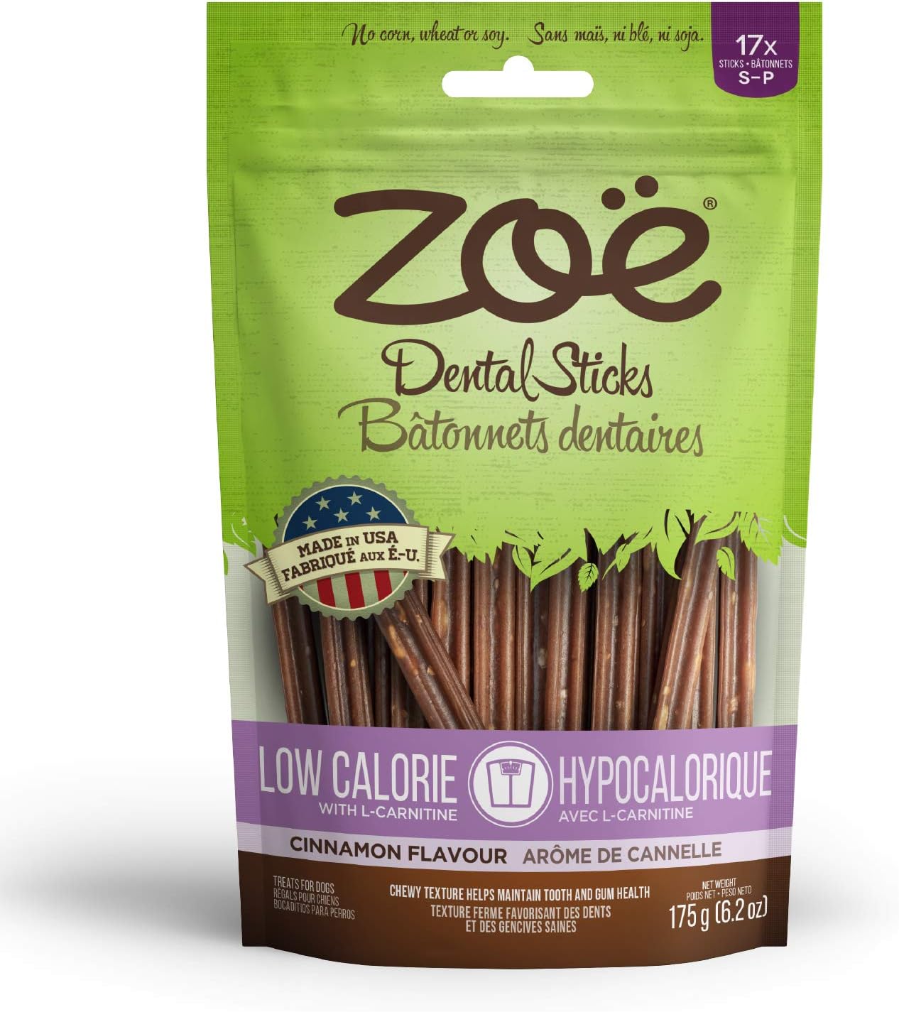 Zoë Low Calorie 6.2-Ounce Treat Sticks, Small