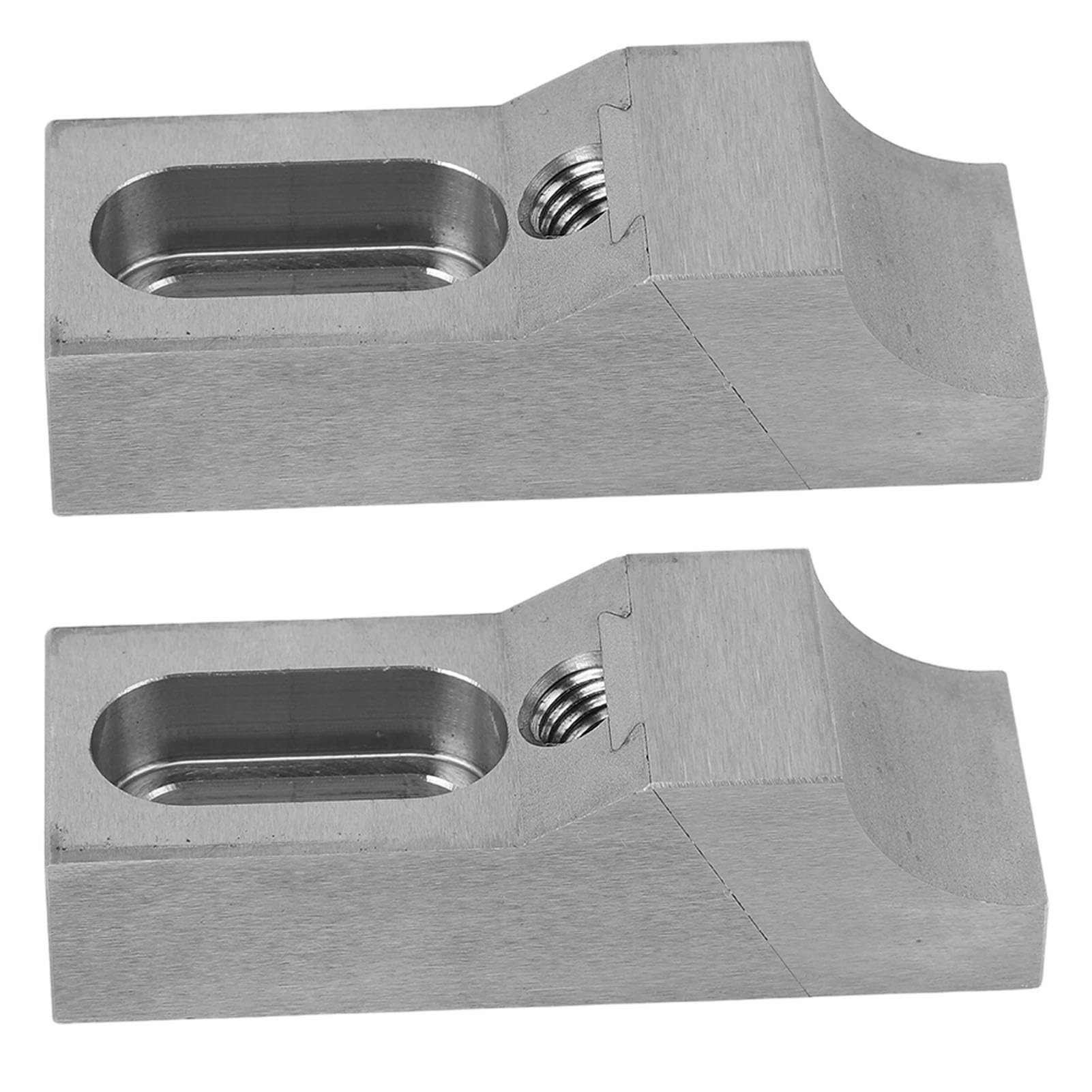 Generic Imadło Boczne ze Stali Matrycowej Mocne i Regulowane Mocowanie do Frezowania CNC Zestaw 2 Niskoprofilowych 68x25x20mm