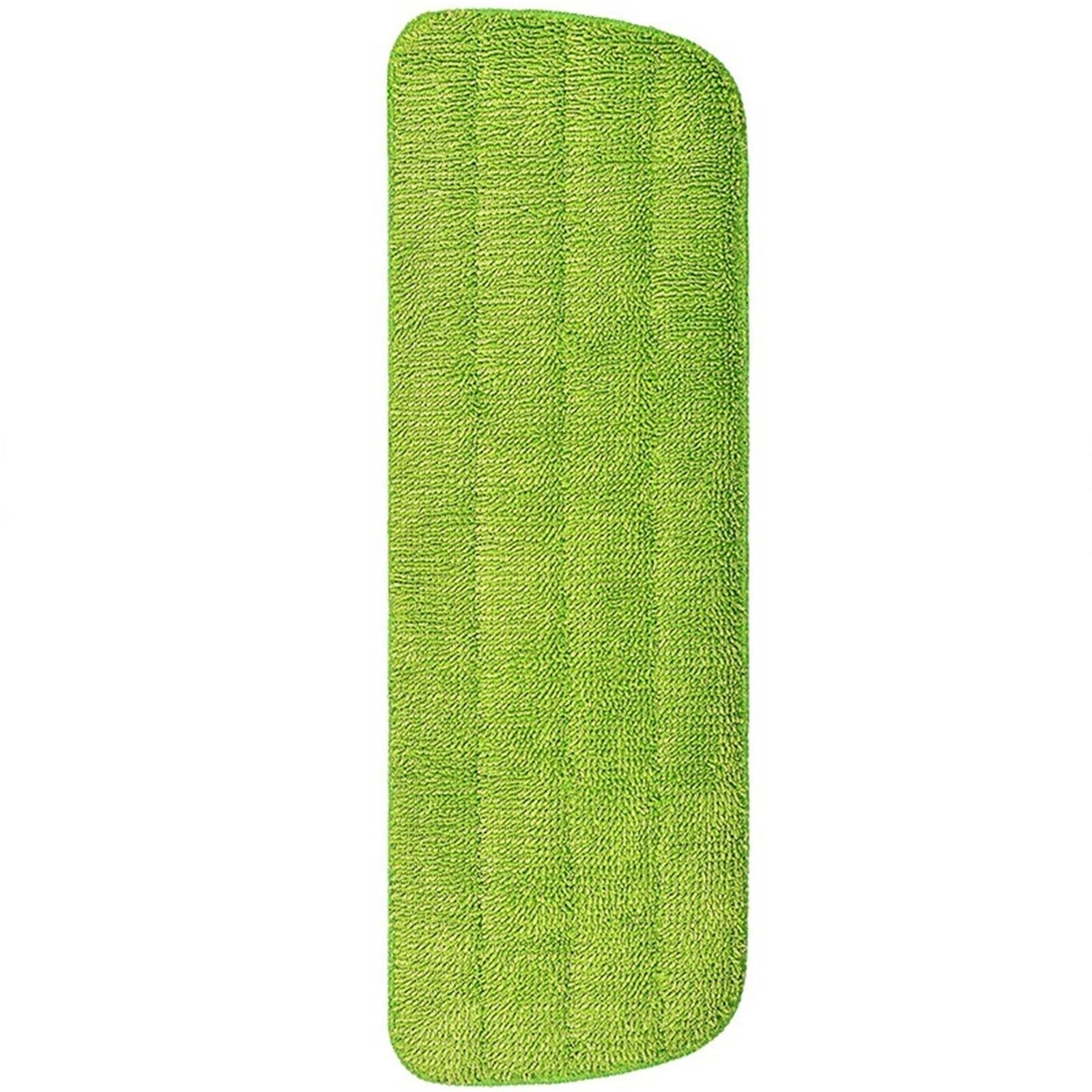 Mop replacement pad set Mop Pads Head Replacement Spray Microfiber Cleaning for Wet Dry Mops Flat Heads for Floor(Green)