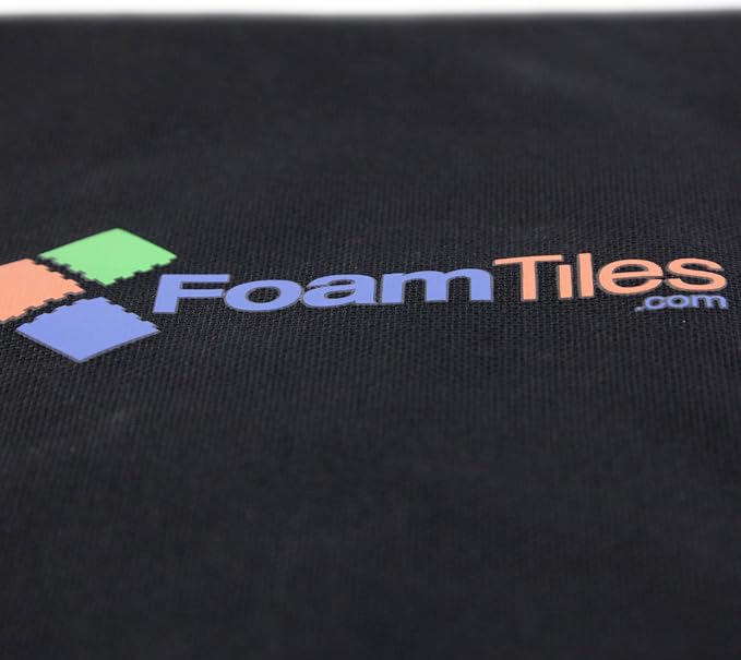 IncStores Foam Flooring Tiles Carrying Case | Estuche rodante para transporte fácil de losetas de espuma entrelazadas de alta densidad para protección del piso en ferias comerciales, ejercicio y áreas de juego miniatura 8