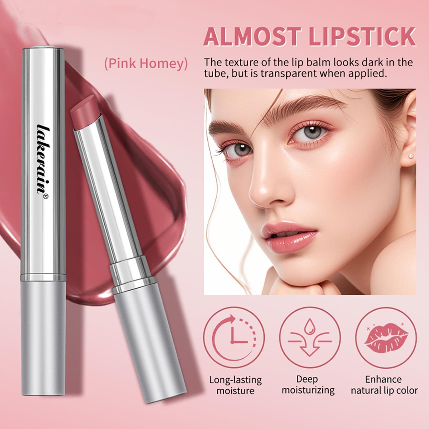 Honey Lipstick, Tinted Lipstick Black Honey Lip Balm, Hydrating Lipstick & Tinted Lip Balm - Image 3