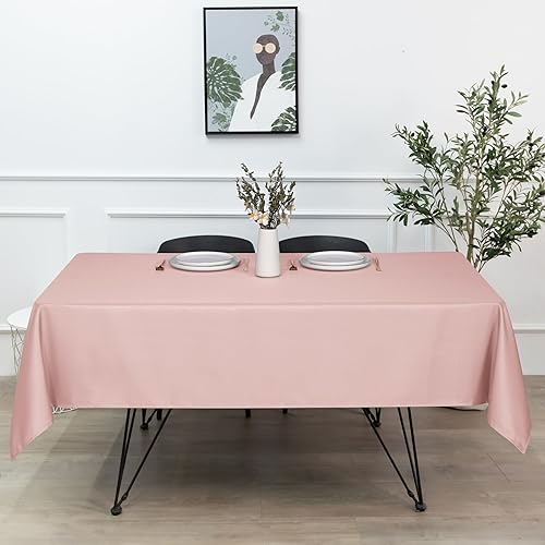 Miniatura 144 de Sancua Mantel cuadrado resistente a manchas y arrugas, lavable, de poliéster, decorativo de tela para mesa de comedor, fiestas de bufé y campamento,