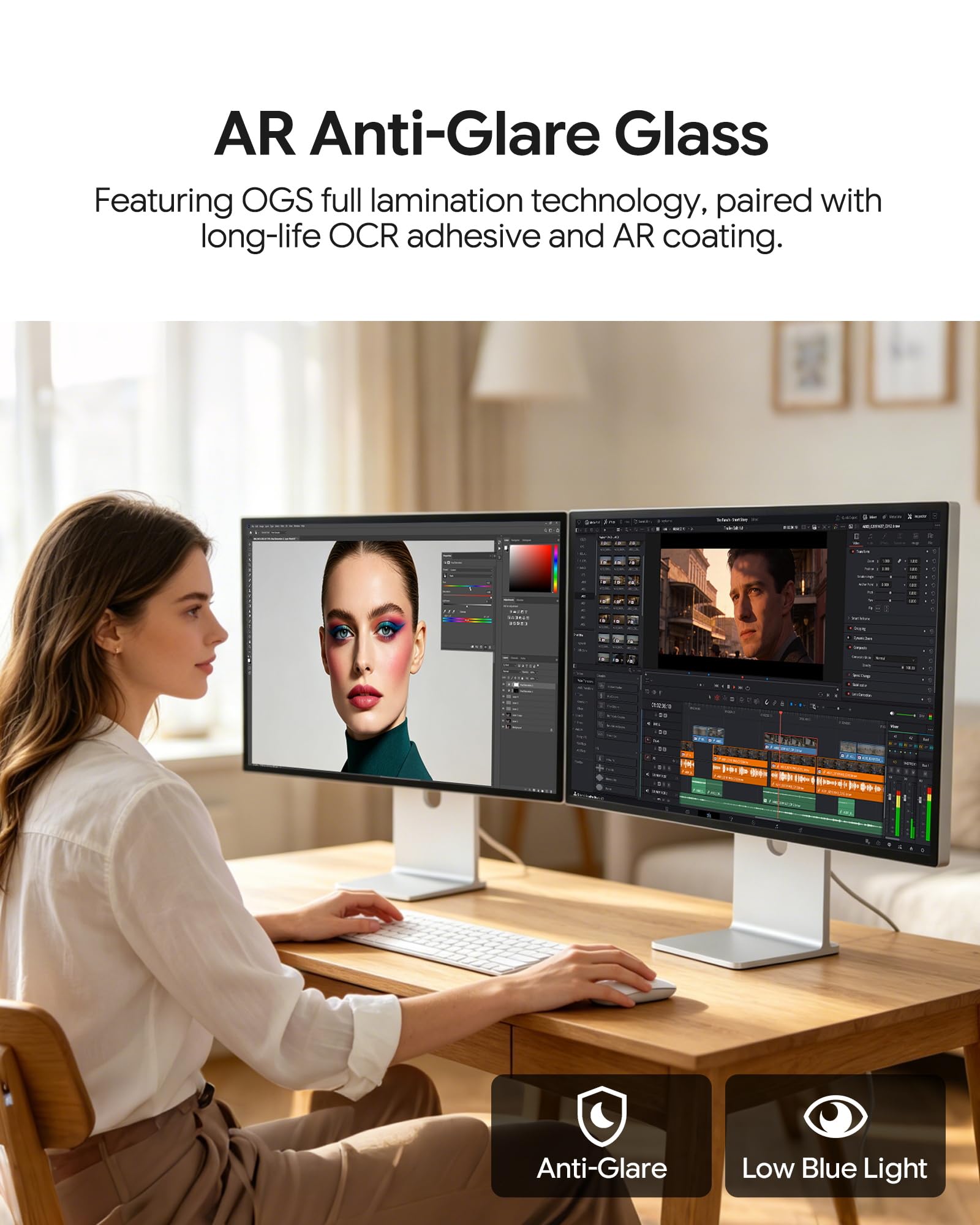 Monitór G27P 27 cali 5K (5120x2880), Matryca IPS 2000:1, 600 nitów, 75Hz, 10-bit, 99% DCI-P3, USB-C 100W PD, DisplayPort Alt Mode – Do Projektowania i Pracy Kreatywnej (Plaster miodu – bez stojaka)
