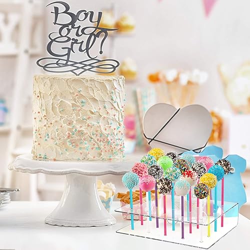 Miniatura 7 de Juego de moldes de silicona de 12 agujeros con palitos de piruleta, soporte para paletas acrílicas de 15 agujeros, taza medidora, bolígrafo