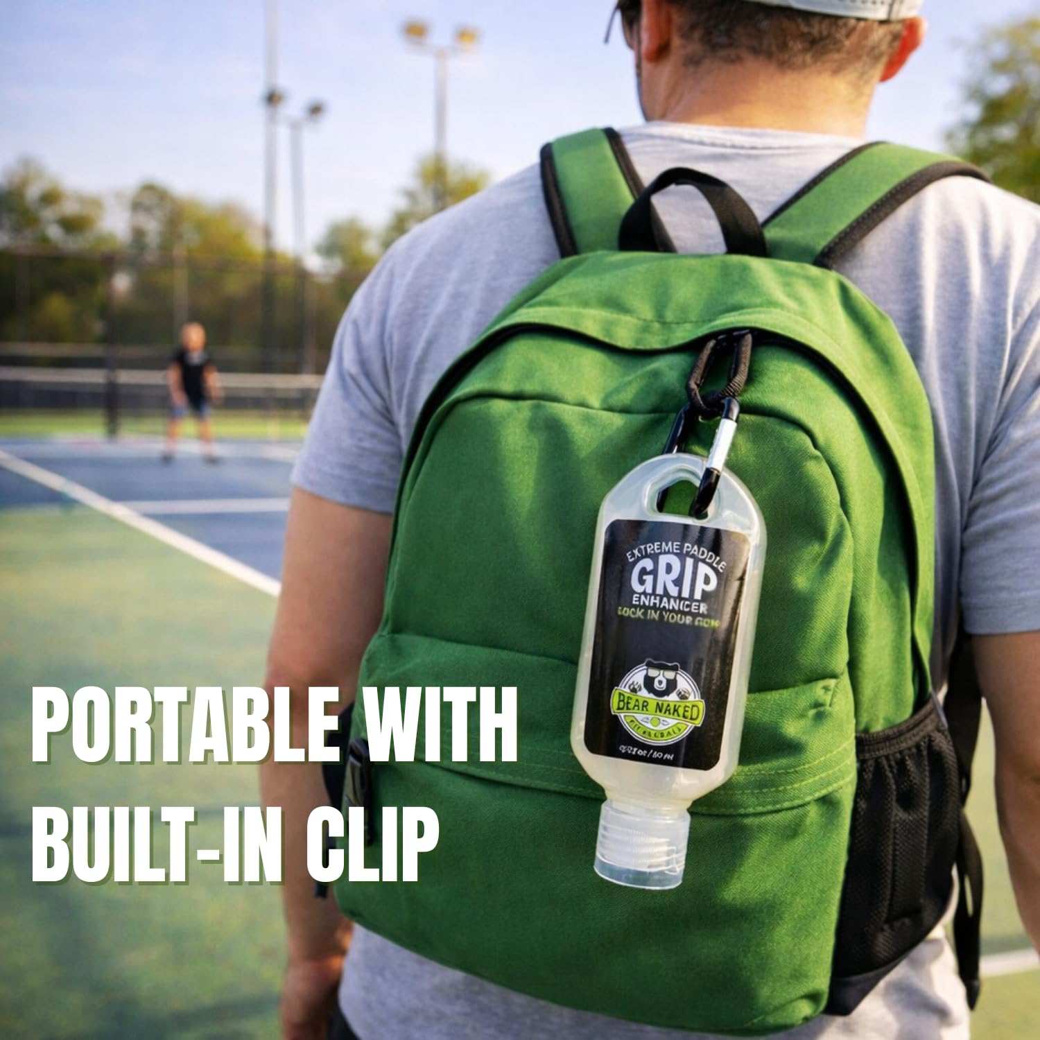 Pickleball Liquid Chalk Grip Enhancer - Klarer, schnell trocknender Trockengriff für verschwitzte Hände - Verbessert Paddelkontrolle & Selbstvertrauen - Keine Unordnung, keine