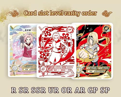 Miniatura 3 de NarutoNinja - Caja de refuerzo de 60 cartas de anime caja misteriosa coleccionable para juegoscartas comerciales temporada 3 capítulo 1 paquete de