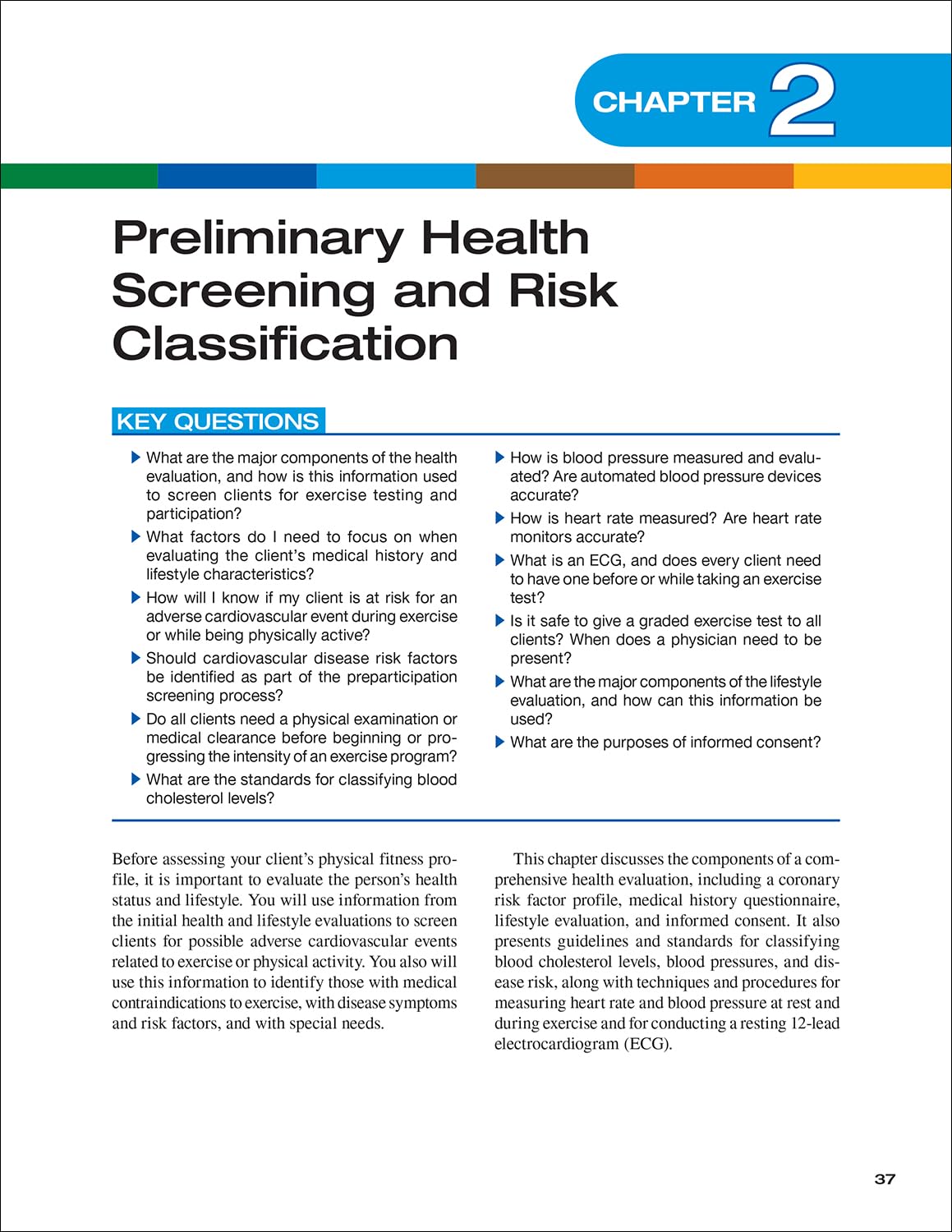 Advanced Fitness Assessment and Exercise Prescription
