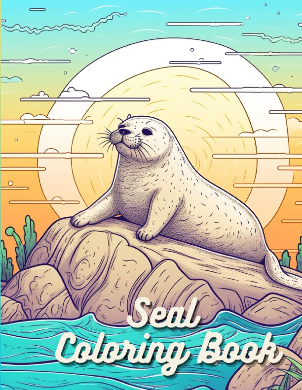 Seal Coloring Book: A Playful Seal Coloring Adventure Coloring Book, Great for Gifts