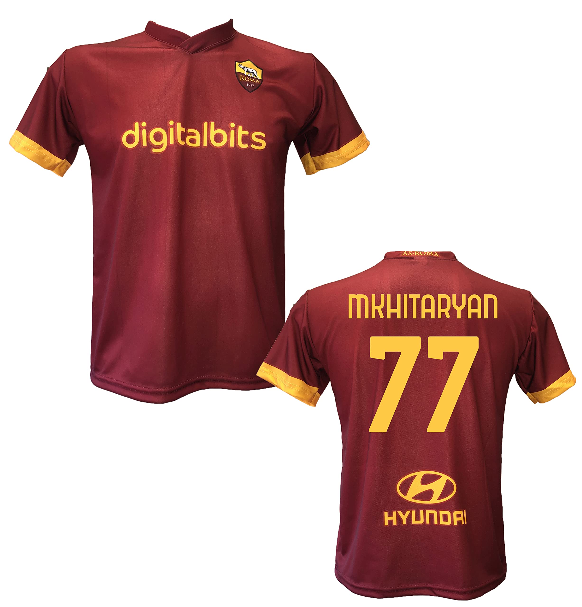 Maglietta Italia Uomo Personalizzata - Cotone 100%, Stampa Su Tessuto Con Nome E Numero