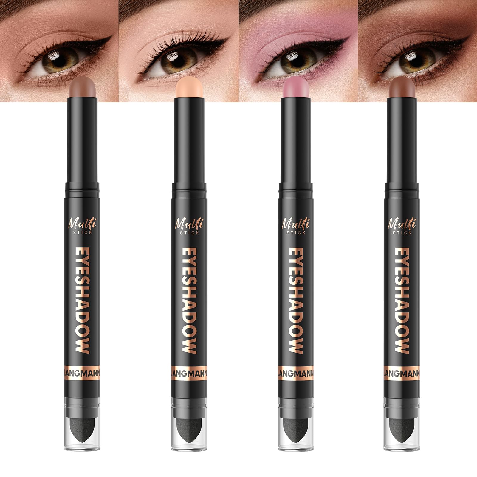 LANGMANNI 8 Color Eyeshadow Stick Set -12