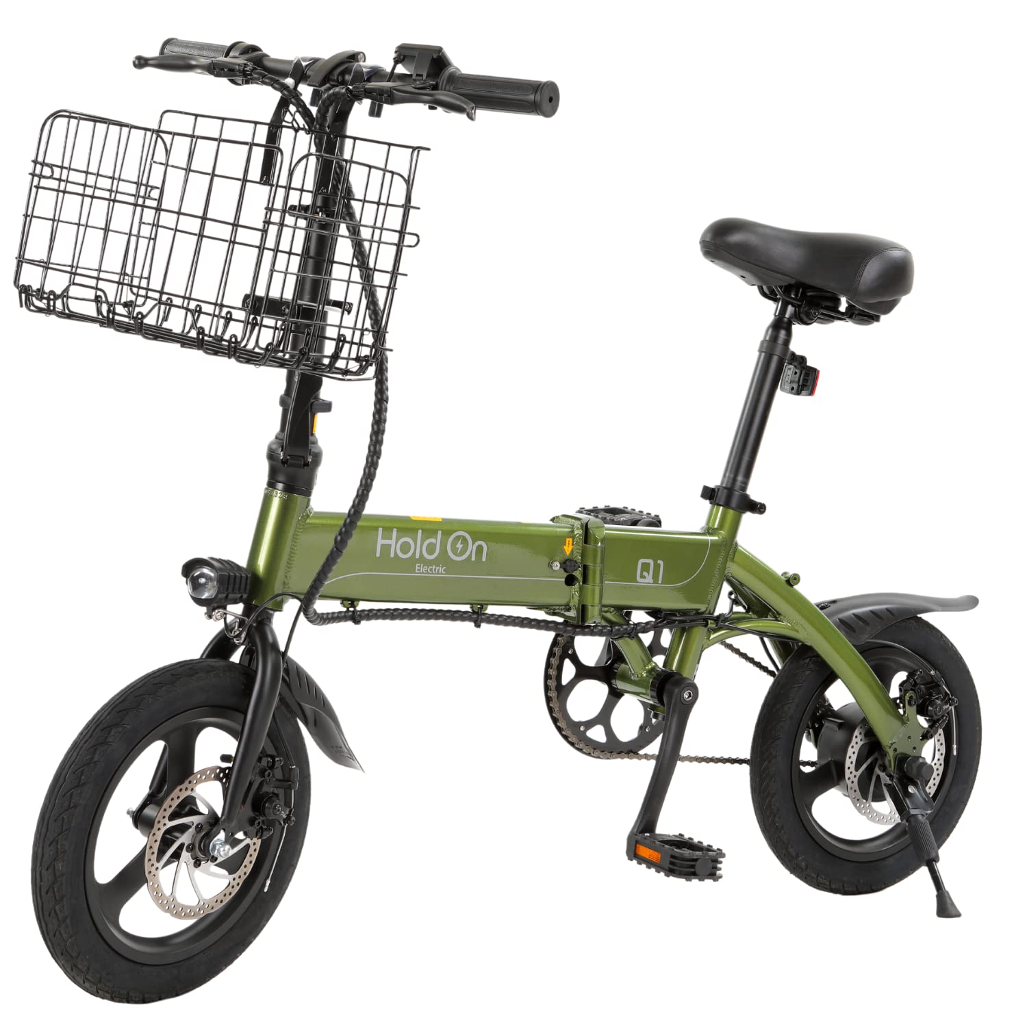 Amazon.co.jp: ホールドオン(Holdon) 電動自転車 折りたたみ 前かご 