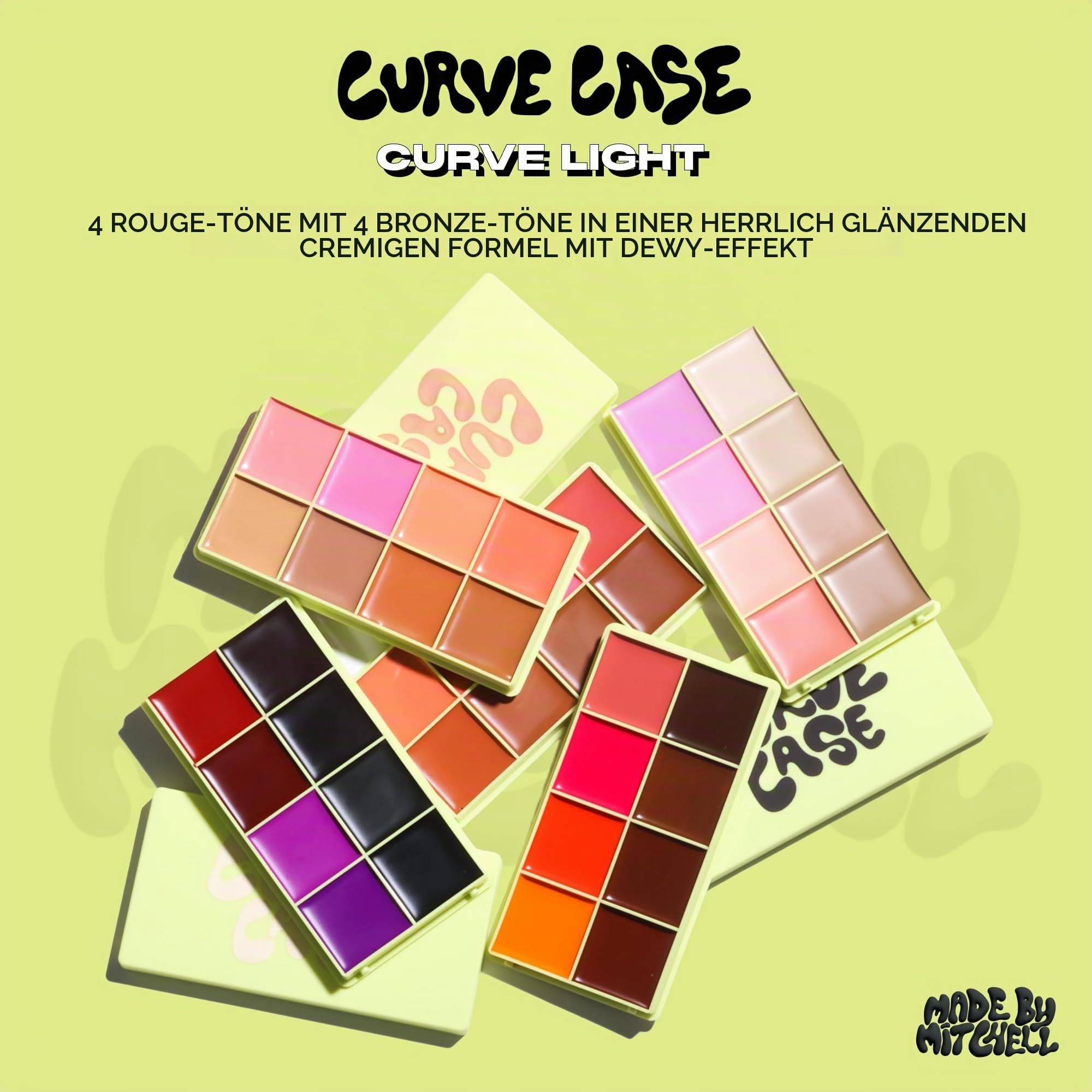 Made by Mitchell Curve Case Creme Rouge Palette (hell)