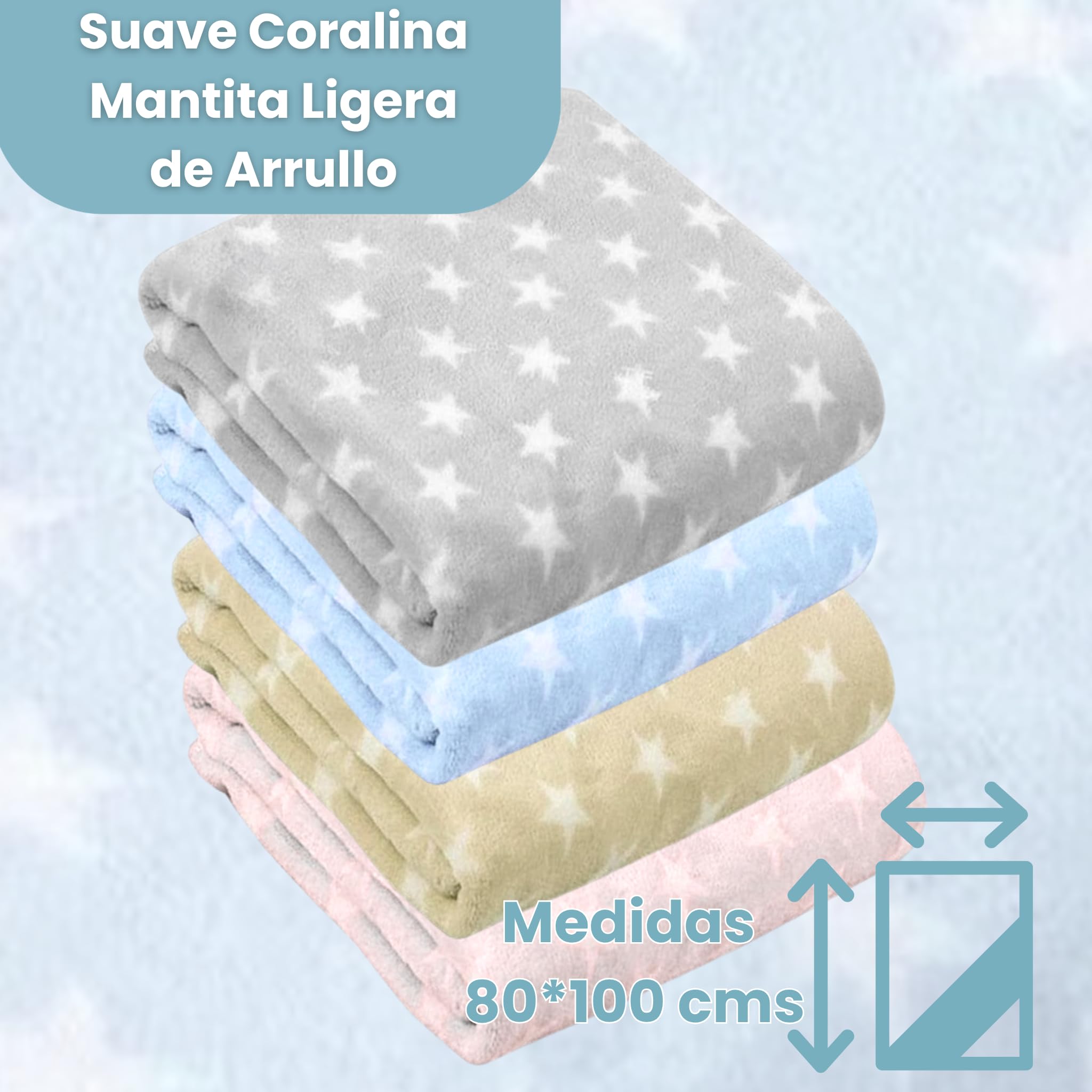 Canastilla Bebé Bambú, Set Regalo Recién Nacido con Dou dou Bambú, Manta Arrullo, Cepillo y Peine Personalizados, Discos de Hitos y Muselina (Azul)