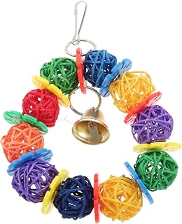 Balacoo Brinquedo Para Mastigar Papagaio Gaiolas De Pássaros Para Calopsitas Brinquedo Para Animais De Estimação Para Pássaros Forrageamento Brinquedos Para Animais De Estimação Brinquedo