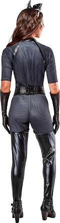 Rubies Women's DC Batman Dark Knight Rises Catwoman Costume, Black, Small