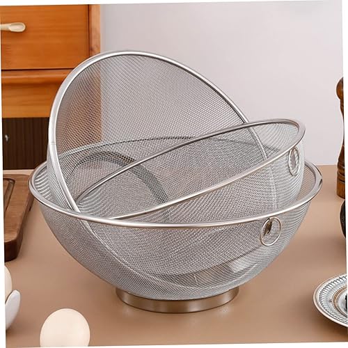 Miniatura 2 de Cesta de arroz de acero inoxidable Colador de fideos Colador grande Filtro de lavadora Cesta de lavado de verduras Cesta de frutas Cesta de lavado