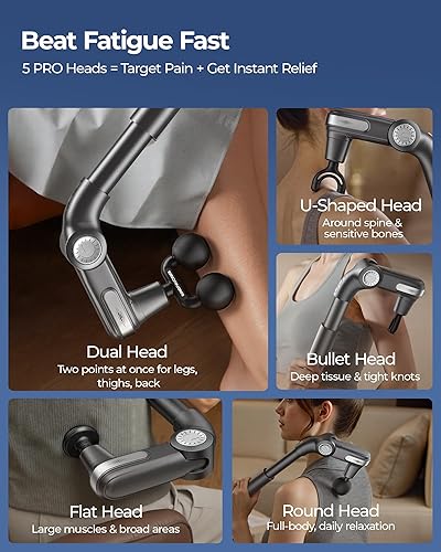 Miniatura 7 de KingPavonini Pistola de masaje G7 (gris)