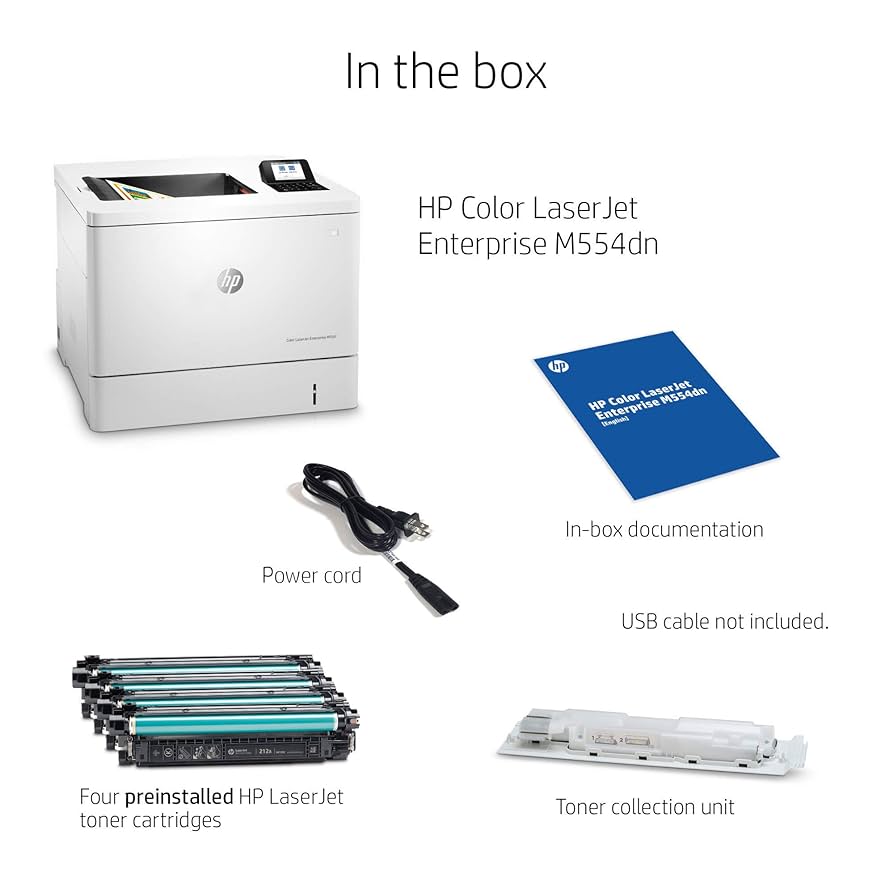 HP LaserJet Enterprise Color M554dn 新品 HP M554dn Colour LaserJet Enterprise Printer | staples.ca