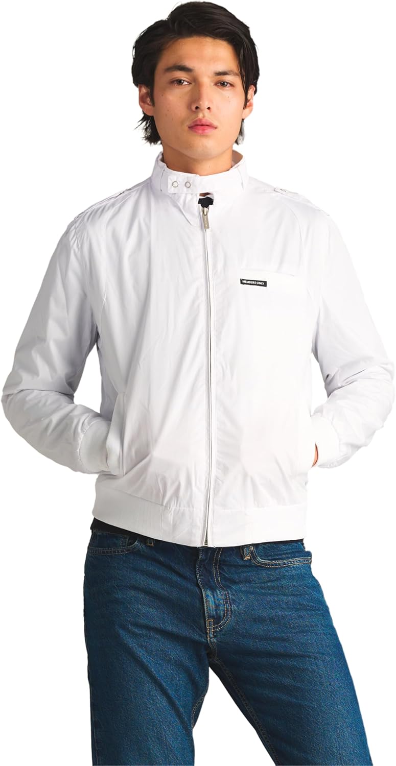 Members Only Original Iconic Racer Jacket for Men | Slim Fit | - Image 3
