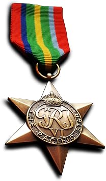 Goldbrothers13 Pacific Star Military Medal Campaign WW2 New Rare Replica