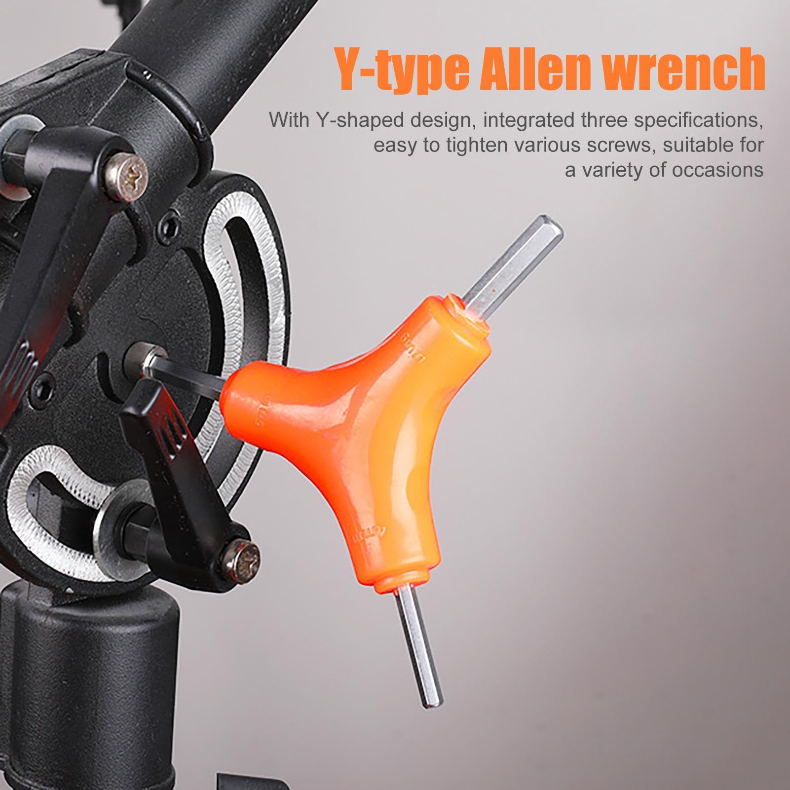 Y-vormige zeskantsleutel 3 Manier 4/5/6mm Spanner Fiets Inbussleutel Gereedschap Zeshoekige Service Reparatie Moersleutels MTB Road