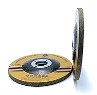 Vista 4 de SIGNI Juego de pulido y pulido de aluminio, 4-1/2" de diámetro, eje de 7/8", carburo de silicio y ruedas de nailon, compatible con amoladora angular